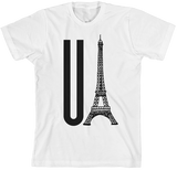 You Eiffel White Unisex T-Shirt